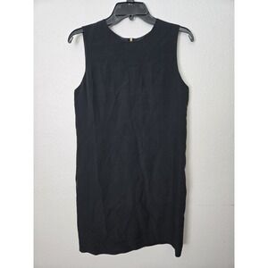 Vince Women's Black Dress 100% Silk Sleeveless Mini Shift. Size 8